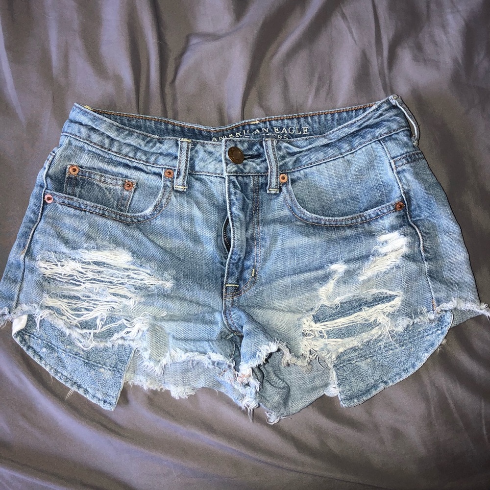 American eagle jean shorts